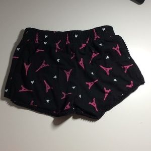 Black Paris shorts